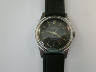 Vintage Elgin Sportsman 17 Jewel Watch Tropic Dial 1960 