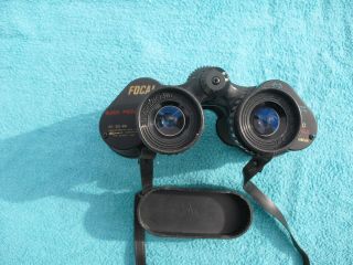 Vintage Focal Quick Focus 8 X 40 Wide Angle Field Binoculars & Case