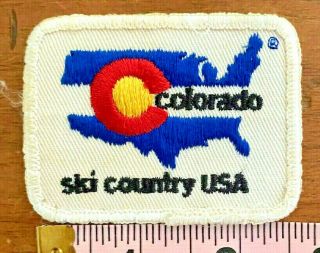 Vintage Ski Patch Ski Country Usa Colorado