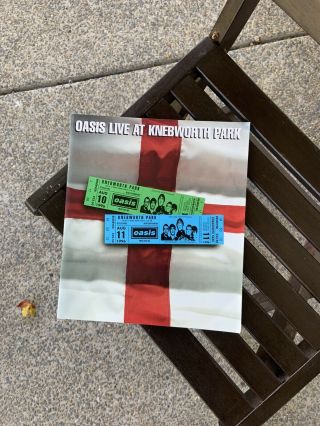 Vintage 90s Oasis Knebworth Program Programme Blur Liam Gallagher Noel