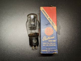 Rca 2a3 Vintage Amplifier Vacuum Tube Black Plate Dual D Getter K1e Low/bad