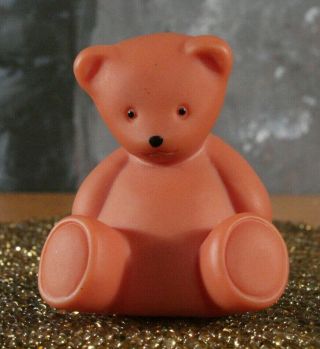 Vintage Little Tikes Brown Teddy Bear For Baby Nursery Dollhouse Doll House Toy