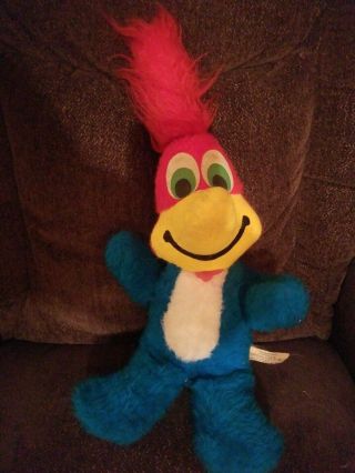 Vintage Commonwealth Woody Woodpecker Pull String Talking Toy