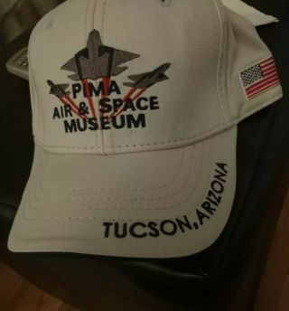 Pima Air & Space Museum Tucson Arizona Az Aviation Souvenir Embroidered Hat