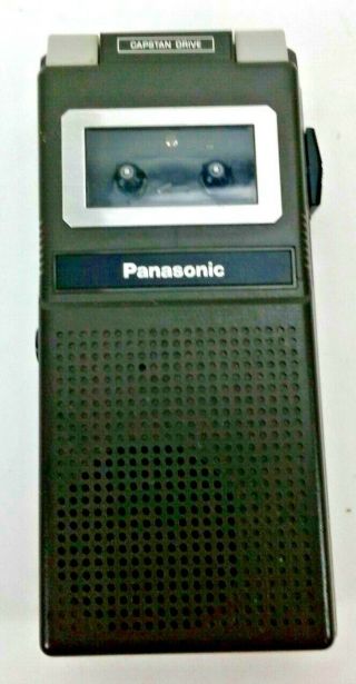 Vintage Panasonic Micro Cassette Recorder Rn - 163 W/ Tapes