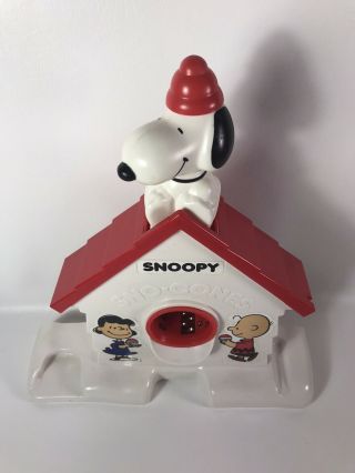 Vintage 1979 Snoopy Sno Cone Machine Snow Cone Maker Shaved Ice Machine Peanuts 2