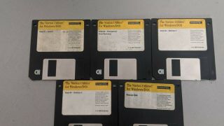 Vintage Symantec Norton Utilities For Windows And Dos Ver.  8.  0