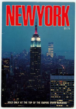 The Empire State Building Nyc Tourism Souvenir Brochure Guide 1980s Vintage