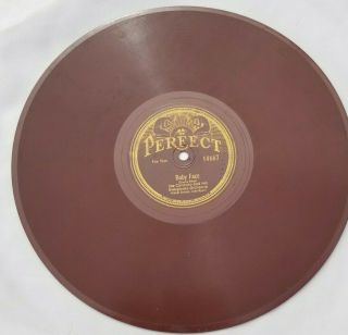 Vintage 10 " Perfect Red Color 78 Rpm Down By The Old Sea Shore