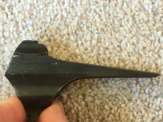 Vintage Lyman Front Sight Ramp Marked W/ Blade Winchester Mauser Rifle