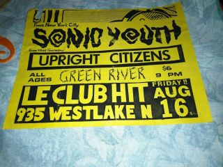 Vintage Punk Flyer 1980 