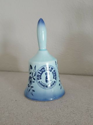 Vintage Grand Ole Opry Porcelain Bell Nashville Tenn.  Blue Japan Scotty