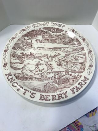 Knotts Berry Farm Ghost Town 1949 Collector Plate