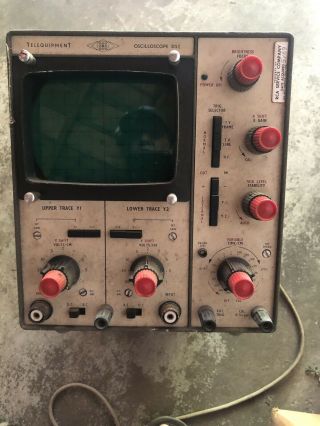 Vintage Telequipment Oscilloscope D52 Only