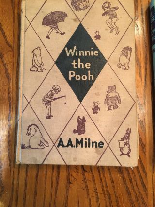 Vintage Set of 3 Winnie The Pooh Books by Milne 1950 2