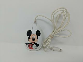 Disney Mickey Mouse Computer Mouse Wired Official 1990s 90s Vintage Pc