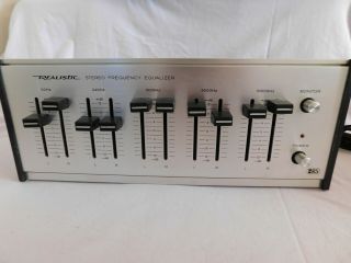 Vintage Realistic Stereo Equalizer 31 - 1987.  Radio Shack,  Tandy.