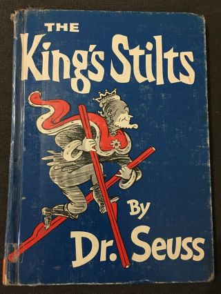 First Edition 1939 - Vintage - Dr.  Seuss The King’s Stilts Exlib