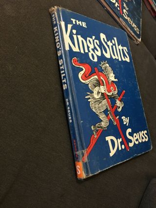 First Edition 1939 - Vintage - Dr.  Seuss The King’s Stilts ExLib 3