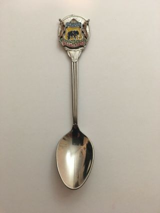 Vintage Collectible Spoon Kruger Park Wildtuin South Africa