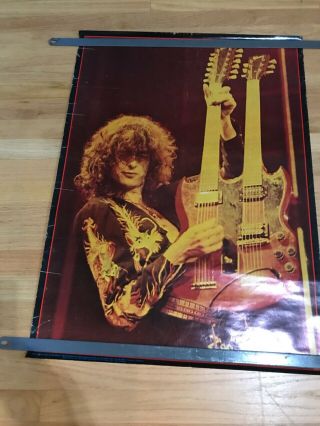 Led Zeppelin Vintage Jimmy Page Poster