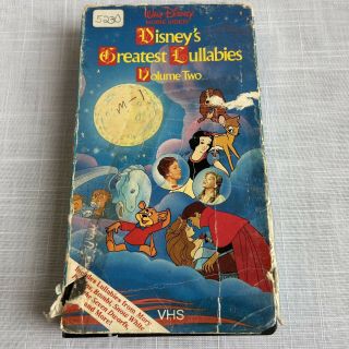 Walt Disney’s Greatest Lullabies Volume 2 Vhs Rare Vtg