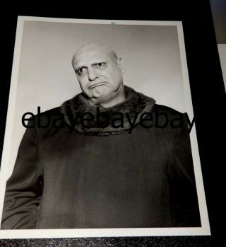 Vintage 1964 The Addams Family Abc - Tv Photo - Uncle Fester,  Jackie Coogan