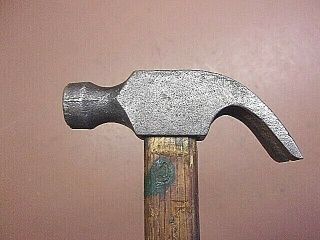 Vintage Small Curved Claw Hammer 5.  6 Oz.  11 1/2 