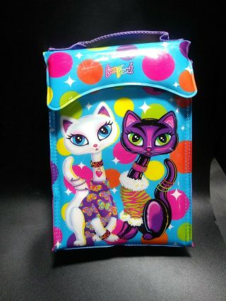 Vintage Lisa Frank Siamese Cats Roxy Rollie Insulated Lunch Bag Box Tote Cat