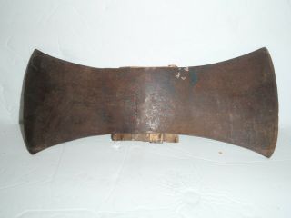 Vintage 3 1/2 Lb Collins Double Bit Falling Axe Head Collector 10 3/4 In