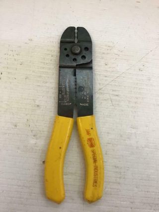 13958 Amp Special Vintage Champ Electrical Crimping Cutting Pliers Guc