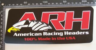 Arh American Racing Headers Usa V8 Souvenir Car Bumper Sticker Decal