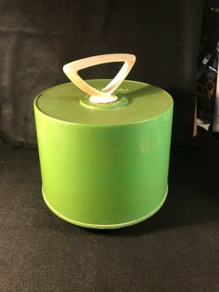 Vintage Disk - Go - Case Green Plastic 7 " 45 Record Carrier