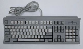 Vintage Silicon Graphics SGI Granite Keyboard 062 - 0002 - 001 RT6856T PS/2 1 2