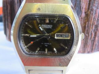 Men’s Vintage Seiko Automatic Japan 17 Jewels Day/date 7006 - 5069 Gold Tone Rp2