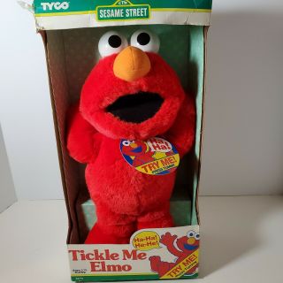 1996 Vintage Tyco Tickle Me Elmo Doll Sesame Street