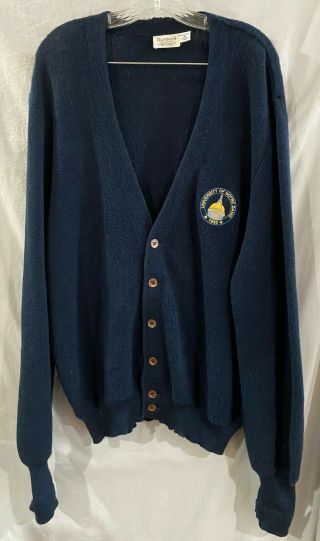 Vintage University Of Notre Dame 1953 St Croix Cardigan Sweater Size Xl L@@k