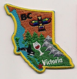 Province Of British Columbia Canada Souvenir Patch