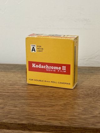 Vtg Nos Kodachrome Ii Movie Film Type A Double 8mm Roll 25ft Ka459 June 74