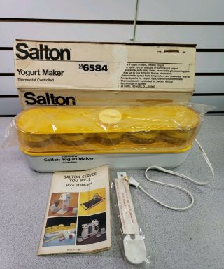 Vintage Salton Yogurt Maker Gm - 5 -