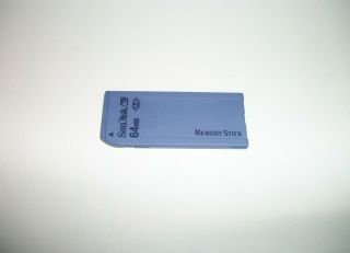 Sandisk / Sony 64 Mb Memory Stick Non - Pro For Vintage Sony & Other Cameras