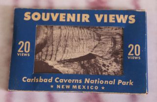 Vintage Souvenir Views Carlbad Caverns National Park Mexico 20 Views