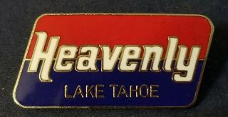 Vintage Heavenly,  Lake Tahoe,  California Ski Resort Hat/lapel Pin