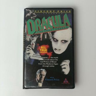 Vincent Price Dracula The Great Undead Vhs Classic Vintage Horror