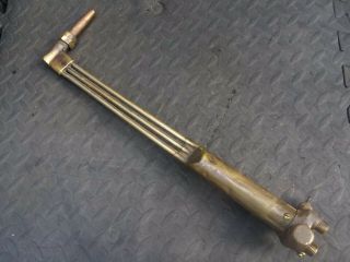Vintage Goss Gas Torch Big Welding Metal Cutting Brass Tool 1695 Model 70 Large