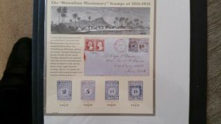 The Hawaiian Missionary Stamps Souvenir Sheet