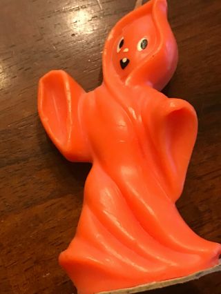 Vintage Gurley Orange Ghost Candle Never Lit