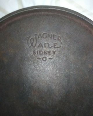 Vtg Wagner Ware Sidney - O - 1109 C Cast Iron Round Griddle Pan 10 3/4 