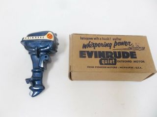 Vintage 1950s Evinrude Outboard Motor Salesman 