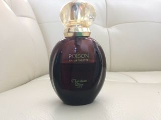 Vtg Christian Dior Paris Poison Eau De Toilette Perfume Parfum France 30ml 1l430